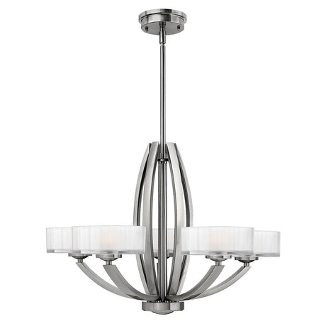 Elstead Lighting - HK-MERIDIAN5 - Hinkley Chandelier from the Meridian range. Meridian 5 Light Chandelier Product Code = HK-MERIDIAN5