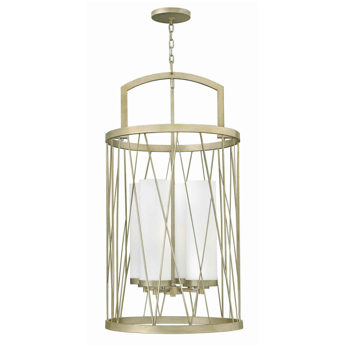 Elstead Lighting - HK-NEST-P-C-SL - Hinkley Chandelier from the Nest range. Nest 4 Light Pendant Chandelier Product Code = HK-NEST-P-C-SL