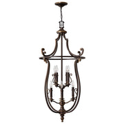 Elstead Lighting - HK-PLYMOUTH8-P - Hinkley Chandelier from the Plymouth range. Plymouth 8 Light Pendant Product Code = HK-PLYMOUTH8-P