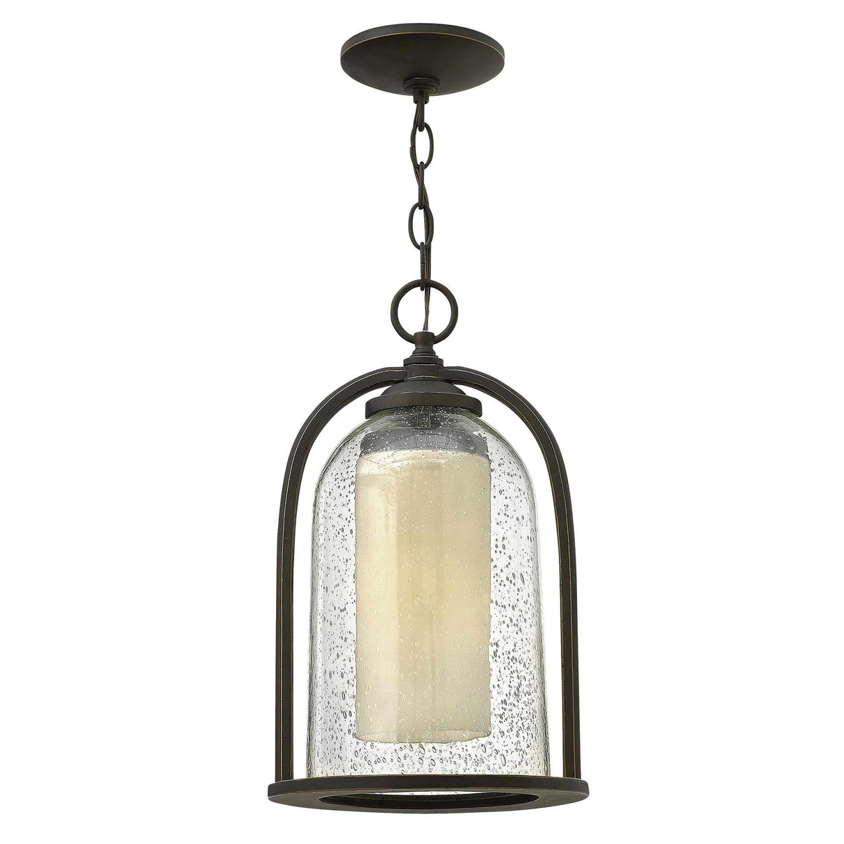 Elstead Lighting - HK-QUINCY8-M - Hinkley Outdoor Hanging from the Quincy range. Quincy 1 Light Medium Chain Lantern Product Code = HK-QUINCY8-M