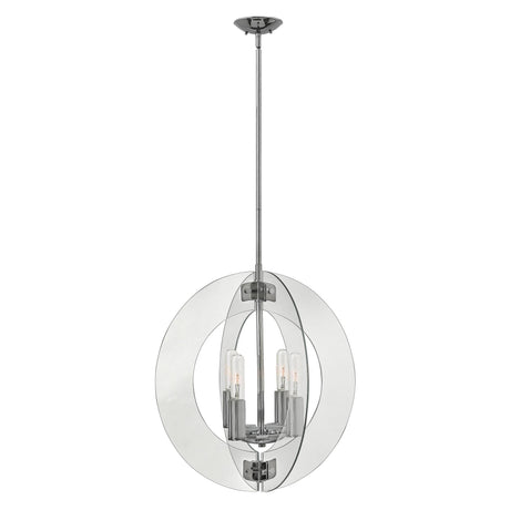 Elstead Lighting - HK-SOLSTICE4 - Hinkley Chandelier from the Solstice range. Solstice 4 Light Chandelier Product Code = HK-SOLSTICE4