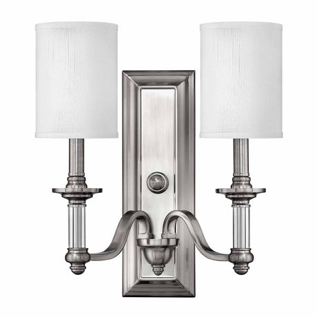 Elstead Lighting - HK-SUSSEX2 - Hinkley Wall Light from the Sussex range. Sussex 2 Light Wall Light Product Code = HK-SUSSEX2