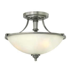 Elstead Lighting - HK-TRUMAN-SF - Hinkley Ceiling Semi-Flush from the Truman range. Truman 3 Light Semi-Flush Product Code = HK-TRUMAN-SF