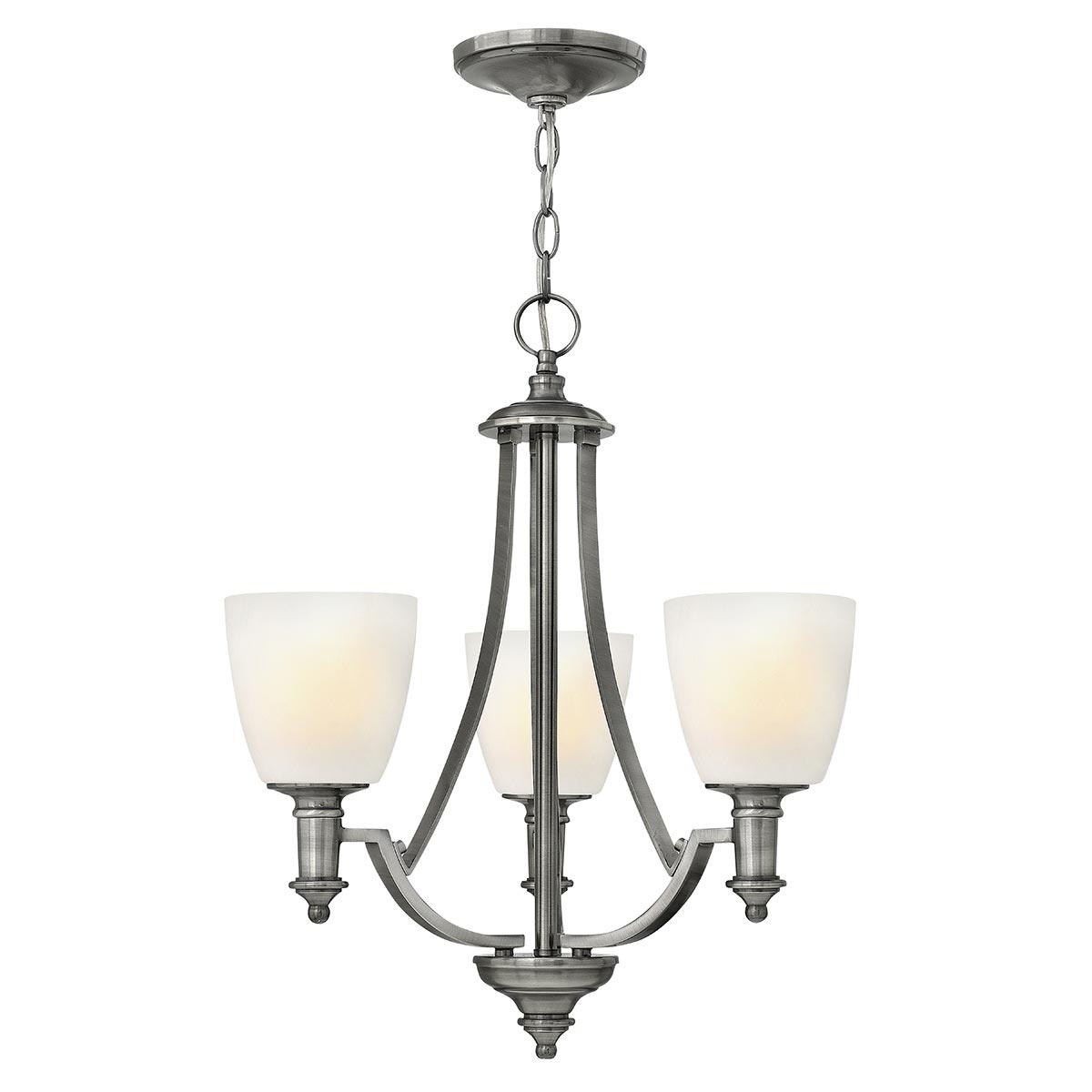 Elstead Lighting - HK-TRUMAN3 - Hinkley Chandelier from the Truman range. Truman 3 Light Chandelier Product Code = HK-TRUMAN3