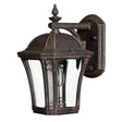 Elstead Lighting - HK-WABASH2-S - Hinkley Outdoor Wall Light from the Wabash range. Wabash 1 Light Small Wall Lantern Product Code = HK-WABASH2-S