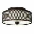 Elstead Lighting - HK-WALDEN-F - Hinkley Ceiling Flush from the Walden range. Walden 3 Light Flush Product Code = HK-WALDEN-F