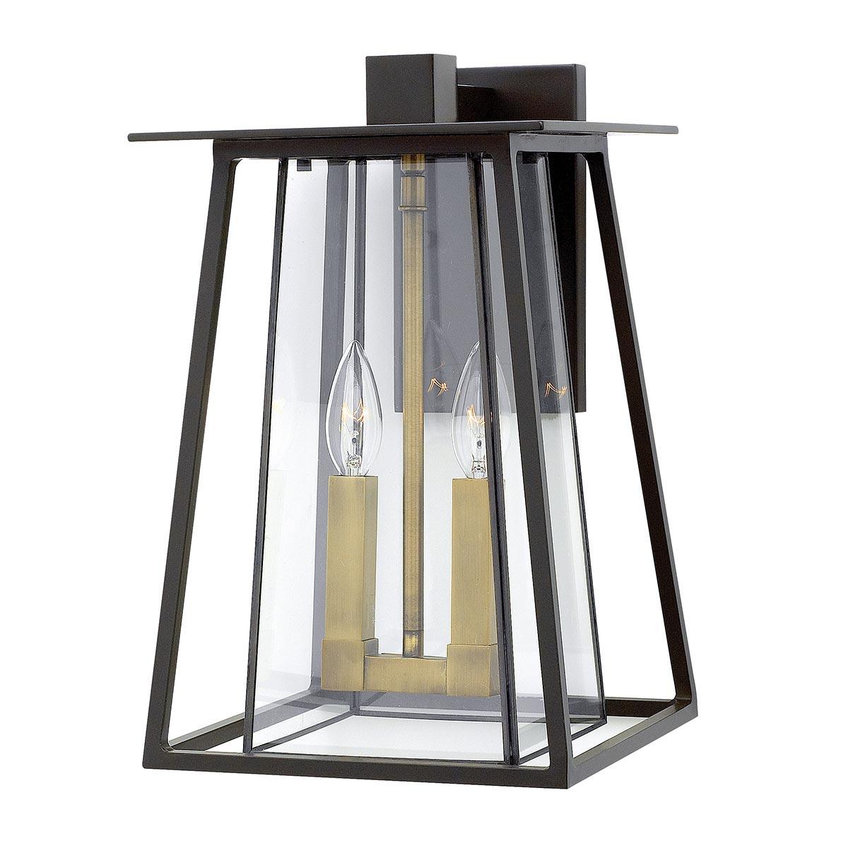 Elstead Lighting - HK-WALKER2-L - Hinkley Outdoor Wall Light from the Walker range. Walker 2 Light Large Wall Lantern Product Code = HK-WALKER2-L