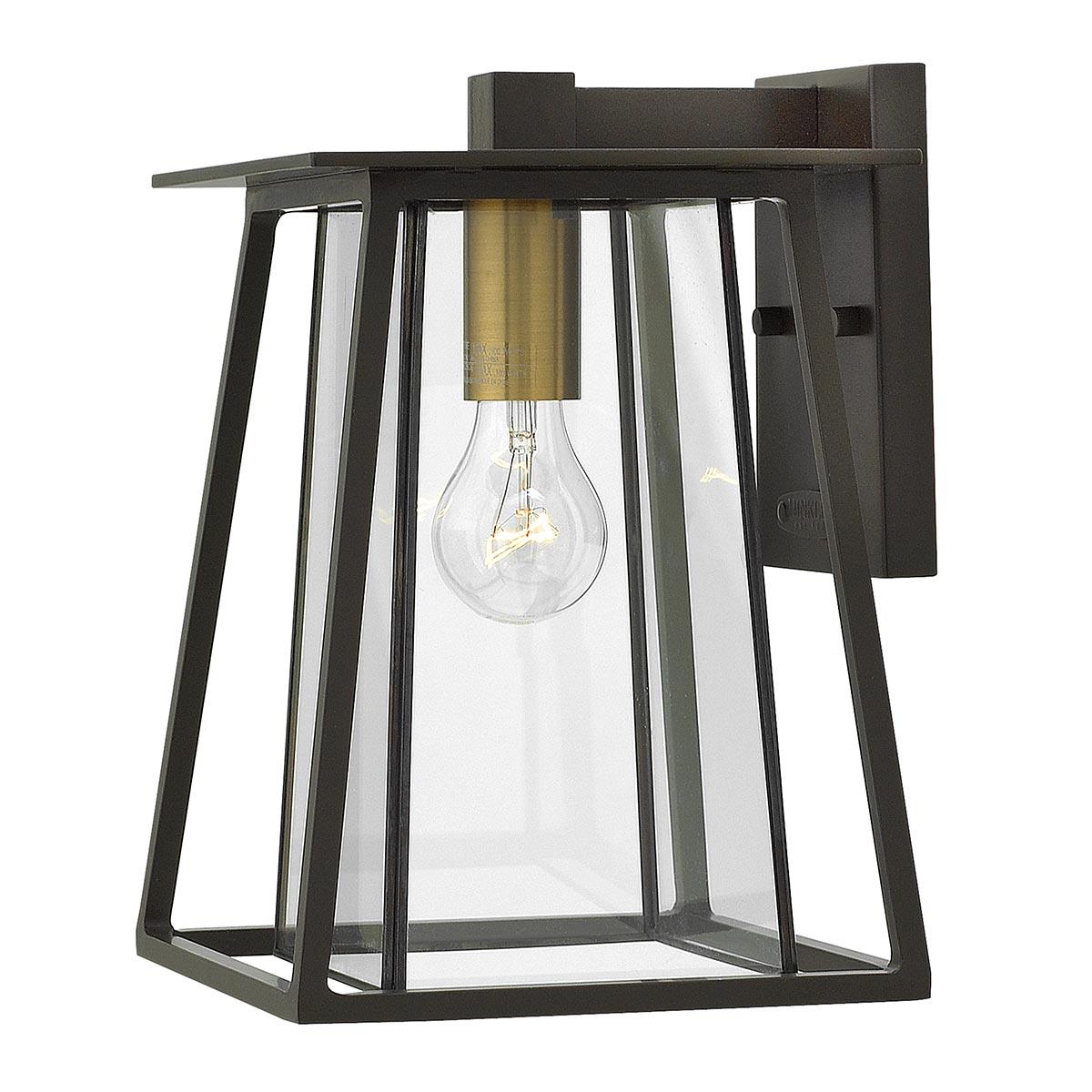 Elstead Lighting - HK-WALKER2-M - Hinkley Outdoor Wall Light from the Walker range. Walker 1 Light Medium Wall Lantern Product Code = HK-WALKER2-M