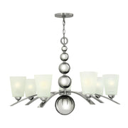 Elstead Lighting - HK-ZELDA7-PN - Hinkley Chandelier from the Zelda range. Zelda 7 Light Chandelier Product Code = HK-ZELDA7-PN