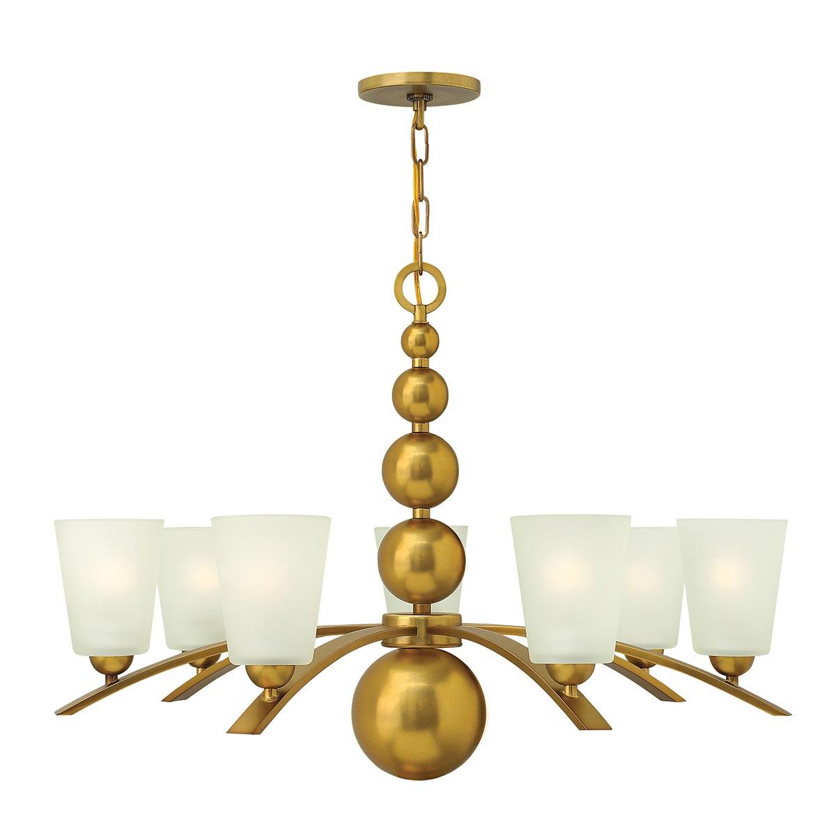 Elstead Lighting - HK-ZELDA7-VS - Hinkley Chandelier from the Zelda range. Zelda 7 Light Chandelier Product Code = HK-ZELDA7-VS