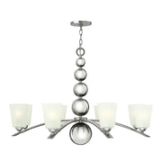 Elstead Lighting - HK-ZELDA8-PN - Hinkley Chandelier from the Zelda range. Zelda 8 Light Chandelier Product Code = HK-ZELDA8-PN