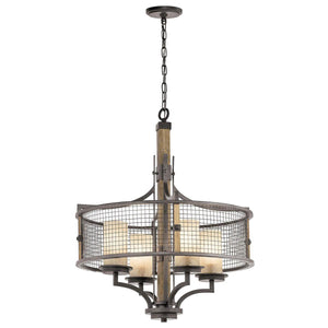 Elstead Lighting - KL-AHRENDALE4 - Kichler Chandelier from the Ahrendale range. Ahrendale 4 Light Chandelier Product Code = KL-AHRENDALE4