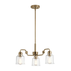 Elstead Lighting - KL-AIVIAN3-WBR - Kichler Chandelier from the Aivian range. Aivian 3 Light Chandelier Product Code = KL-AIVIAN3-WBR