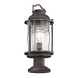 Elstead Lighting - KL-ASHLANDBAY3-M - Kichler Pedestal Lantern from the Ashland Bay range. Ashland Bay 1 Light Medium Pedestal Lantern Product Code = KL-ASHLANDBAY3-M