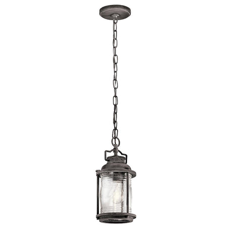 Elstead Lighting - KL-ASHLANDBAY8-S - Kichler Outdoor Hanging from the Ashland Bay range. Ashland Bay 1 Light Small Chain Lantern Product Code = KL-ASHLANDBAY8-S