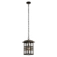 Elstead Lighting - KL-BEACON-SQUARE8-OZ - Kichler Outdoor Hanging from the Beacon Square range. Beacon Square 1 Light Chain Lantern Product Code = KL-BEACON-SQUARE8-OZ