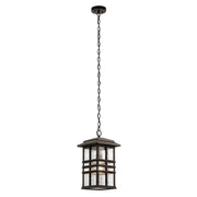 Elstead Lighting - KL-BEACON-SQUARE8-OZ - Kichler Outdoor Hanging from the Beacon Square range. Beacon Square 1 Light Chain Lantern Product Code = KL-BEACON-SQUARE8-OZ