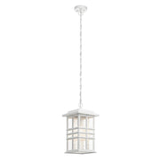 Elstead Lighting - KL-BEACON-SQUARE8-WHT - Kichler Outdoor Hanging from the Beacon Square range. Beacon Square 1 Light Chain Lantern Product Code = KL-BEACON-SQUARE8-WHT