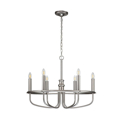 Elstead Lighting - KL-CAPITOL-HILL6-BN - Kichler Chandelier from the Capitol Hill range. Capitol Hill 6lt Chandelier Product Code = KL-CAPITOL-HILL6-BN