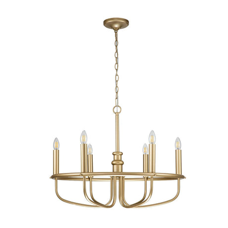 Elstead Lighting - KL-CAPITOL-HILL6-PNBR - Kichler Chandelier from the Capitol Hill range. Capitol Hill 6lt Chandelier Product Code = KL-CAPITOL-HILL6-PNBR