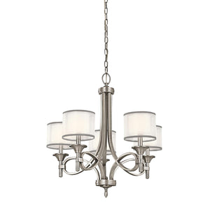 Elstead Lighting - KL-LACEY5-AP - Kichler Chandelier from the Lacey range. Lacey 5 Light Chandelier Product Code = KL-LACEY5-AP