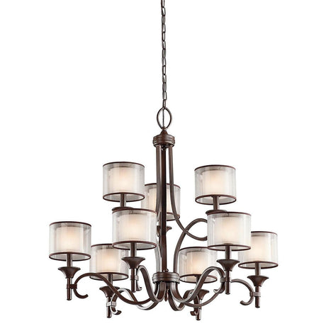 Elstead Lighting - KL-LACEY9-MB - Kichler Chandelier from the Lacey range. Lacey 9 Light Chandelier Product Code = KL-LACEY9-MB