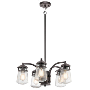 Elstead Lighting - KL-LYNDON-5P-AZ - Kichler Chandelier from the Lyndon range. Lyndon 5 Light Outdoor Chandelier Product Code = KL-LYNDON-5P-AZ