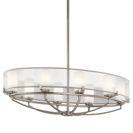 Elstead Lighting - KL-SALDANA8 - Kichler Chandelier from the Saldana range. Saldana 8 Light Oval Chandelier Product Code = KL-SALDANA8