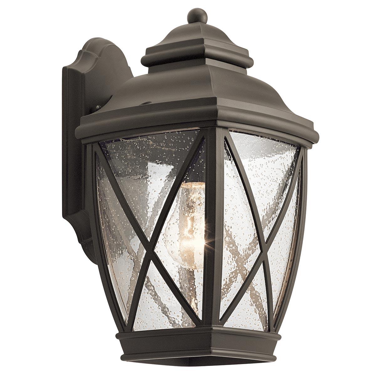 Elstead Lighting - KL-TANGIER2-M - Kichler Outdoor Wall Light from the Tangier range. Tangier 1 Light Medium Wall Lantern Product Code = KL-TANGIER2-M