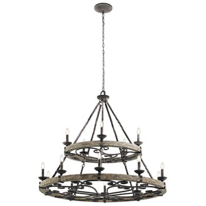 Elstead Lighting - KL-TAULBEE15 - Kichler Chandelier from the Taulbee range. Taulbee 15 Light Chandelier Product Code = KL-TAULBEE15