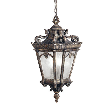 Elstead Lighting - KL-TOURNAI8G-XL - Kichler Outdoor Hanging from the Tournai range. Tournai 4 Light Grand Extra Large Chain Lantern Product Code = KL-TOURNAI8G-XL