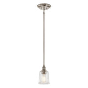 Elstead Lighting - KL-WAVERLY-MP-CLP - Kichler Pendant from the Waverly range. Waverly 1 Light Mini Pendant Product Code = KL-WAVERLY-MP-CLP