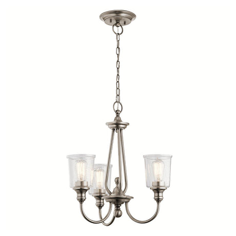 Elstead Lighting - KL-WAVERLY3-CLP - Kichler Chandelier from the Waverly range. Waverly 3 Light Chandelier Product Code = KL-WAVERLY3-CLP