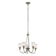 Elstead Lighting - KL-WAVERLY5-CLP - Kichler Chandelier from the Waverly range. Waverly 5 Light Chandelier Product Code = KL-WAVERLY5-CLP