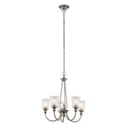 Elstead Lighting - KL-WAVERLY5-CLP - Kichler Chandelier from the Waverly range. Waverly 5 Light Chandelier Product Code = KL-WAVERLY5-CLP