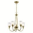 Elstead Lighting - KL-WAVERLY5-NBR - Kichler Chandelier from the Waverly range. Waverly 5 Light Chandelier Product Code = KL-WAVERLY5-NBR