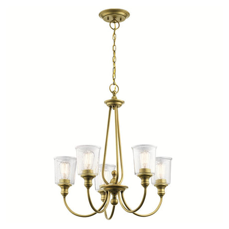 Elstead Lighting - KL-WAVERLY5-NBR - Kichler Chandelier from the Waverly range. Waverly 5 Light Chandelier Product Code = KL-WAVERLY5-NBR