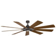 Elstead Lighting - KLF-GENTRY-85-WZ - Kichler Ceiling Fan Gentry XL - 85in / 216cm Fan - Weathered Zinc part Number = KLF-GENTRY-85-WZ