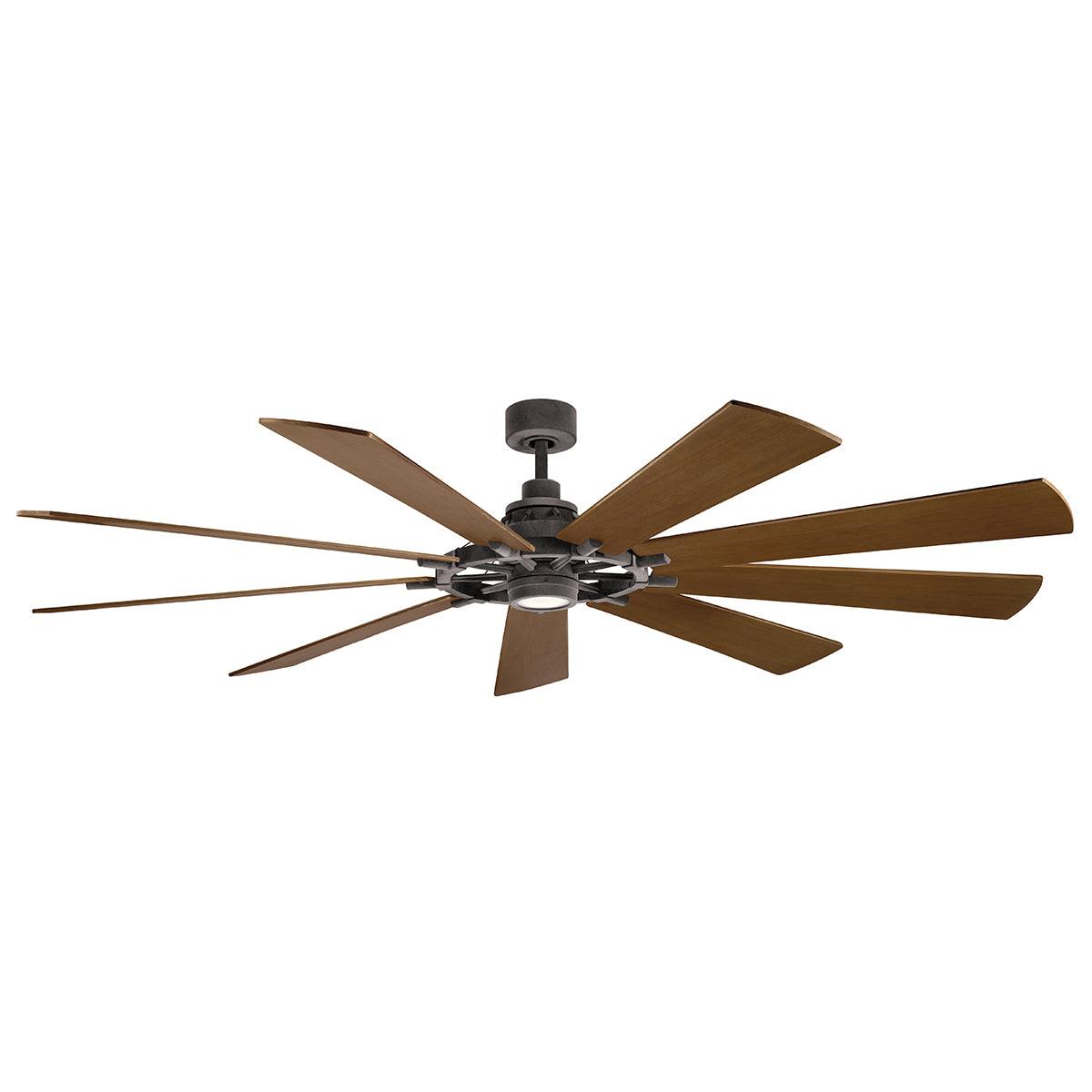 Elstead Lighting - KLF-GENTRY-85-WZ - Kichler Ceiling Fan Gentry XL - 85in / 216cm Fan - Weathered Zinc part Number = KLF-GENTRY-85-WZ