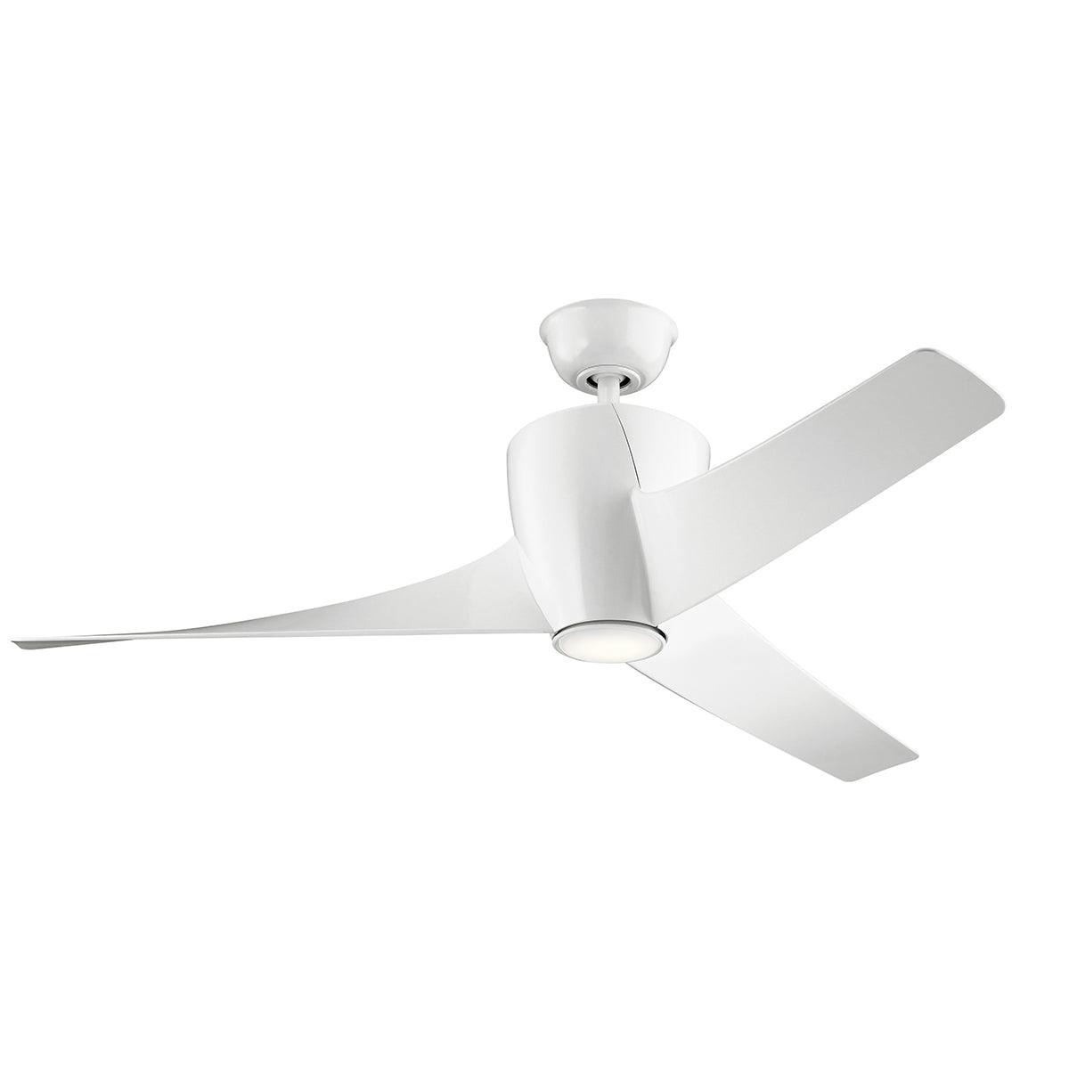 Elstead Lighting - KLF-PHREE-56-WHT - Kichler Ceiling Fan Phree - 56in / 142cm Fan - White part Number = KLF-PHREE-56-WHT