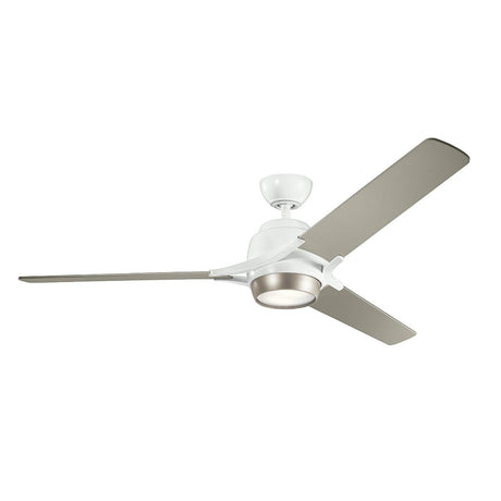 Elstead Lighting - KLF-ZEUS-60-WHT - Kichler Ceiling Fan Zeus - 60in / 152cm Fan - White part Number = KLF-ZEUS-60-WHT