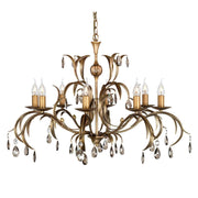 Elstead Lighting - LL8-ANT-BRZ - Elstead Lighting Chandelier from the Lily range. Lily 8 Light Chandelier Product Code = LL8-ANT-BRZ