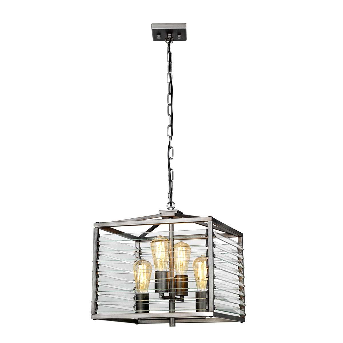 Elstead Lighting - LOUVRE-4P - Elstead Lighting Pendant from the Louvre range. Louvre 4 Light Pendant Product Code = LOUVRE-4P