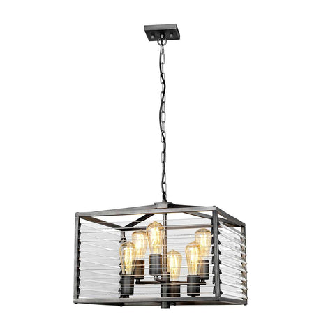 Elstead Lighting - LOUVRE-6P - Elstead Lighting Pendant from the Louvre range. Louvre 6 Light Pendant Product Code = LOUVRE-6P