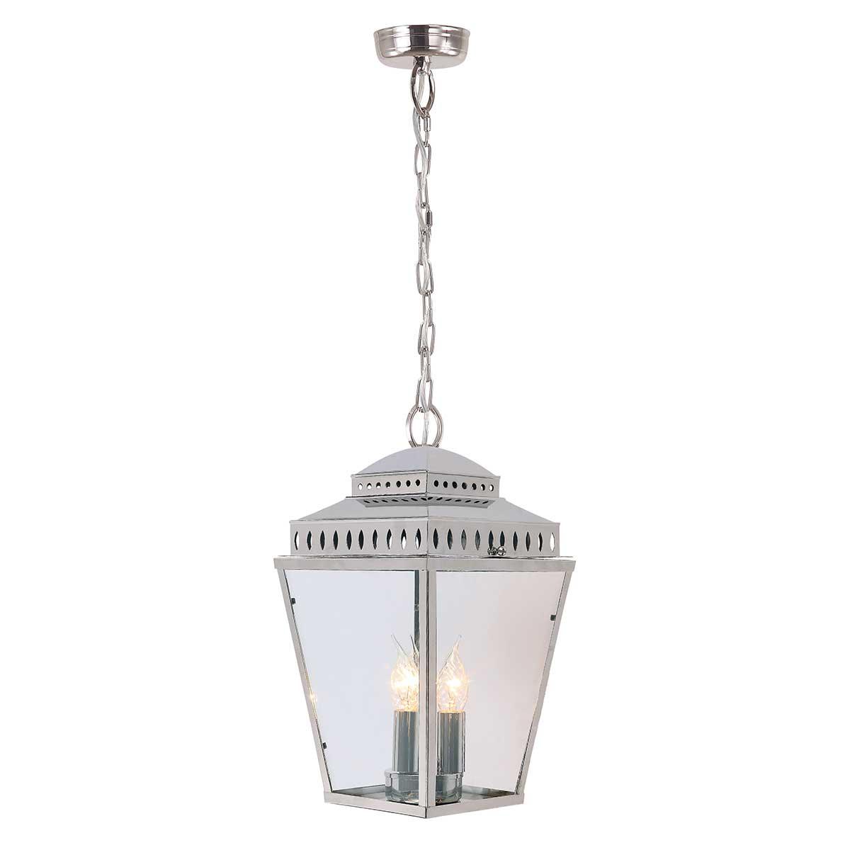 Elstead Lighting - MANSION-HOUSE8-PN - Elstead Lighting Outdoor Hanging from the Mansion House range. Mansion House 3 Light Chain Lantern Product Code = MANSION-HOUSE8-PN