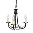 Elstead Lighting - MN3-BLACK - Elstead Lighting Chandelier from the Minster range. Minster 3 Light Chandelier Product Code = MN3-BLACK