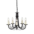 Elstead Lighting - MN5-BLACK - Elstead Lighting Chandelier from the Minster range. Minster 5 Light Chandelier Product Code = MN5-BLACK