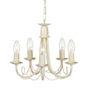 Elstead Lighting - MN5-IV-GOLD - Elstead Lighting Chandelier from the Minster range. Minster 5 Light Chandelier Product Code = MN5-IV-GOLD