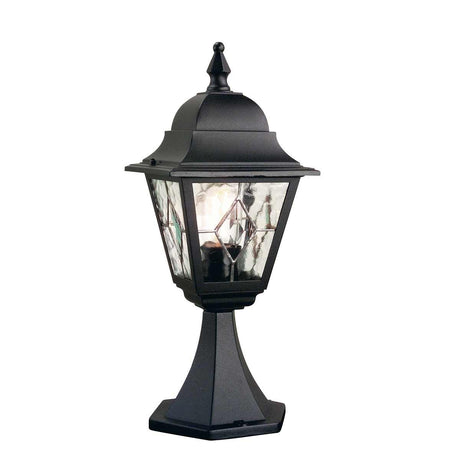 Elstead Lighting - NR3-BLK - Pedestal Lantern