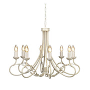 Elstead Lighting - OV8-IVORY-GOLD - Elstead Lighting Chandelier from the Olivia range. Olivia 8 Light Chandelier Product Code = OV8-IVORY-GOLD